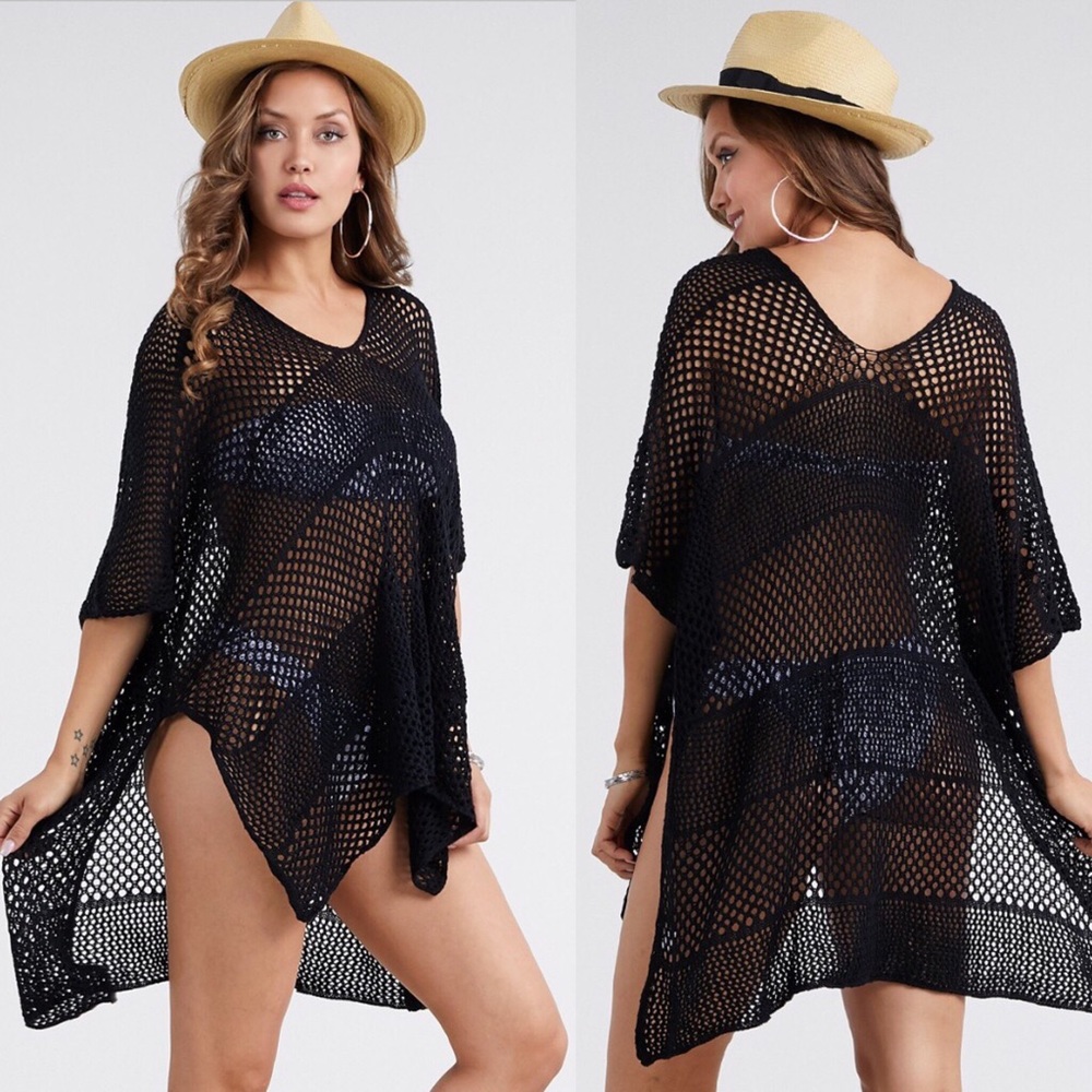 Black Swimsuit Cover Up